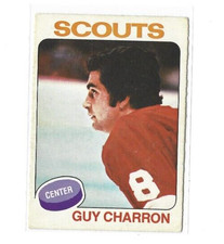 1975-76 O-Pee-Chee #32 Guy Charron VG