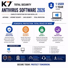 K7 Ultimate Security Infiniti Antivirus 2026 1 Year 1 Device