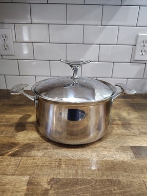 LA Sera Multiply DeLuxe Stainless Steel Induction Cookware  Saucepan 4-qt W/ Lid
