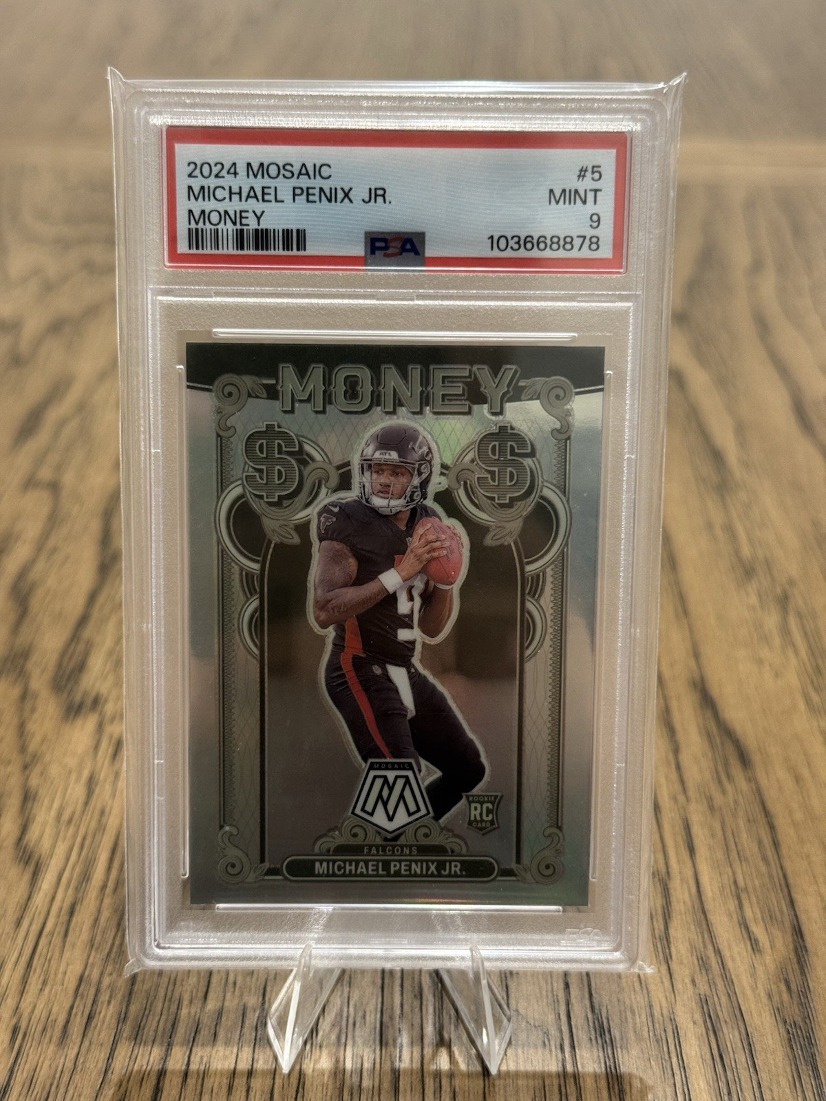 2024 Panini Mosaic Money Michael Penix Jr. #5 (RC)