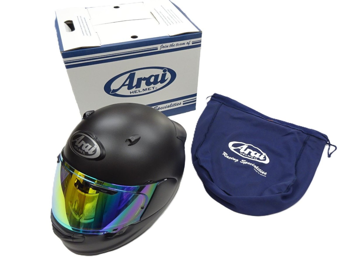 Arai Astro GX Mirror Shield Helmet Black 57-58cm with Box | eBay