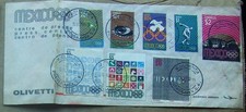 Enveloppe 1er jour  : MEXICO 1968