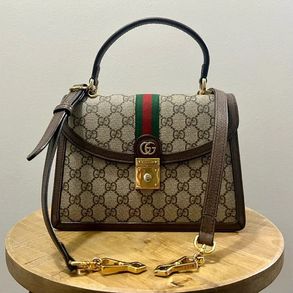 Gucci GG Canvas Ophidia Small Top Bag