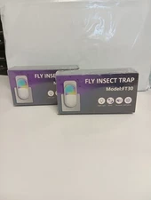 2 PACK Fly Insect Trap Model FT30 Night Light No Noise Plug-in Bug Trap