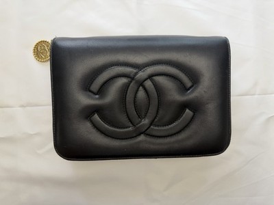 Coco Chanel Black Hand Bag Clutch