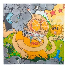 Aaron Brooks "Orange Sunshine" Blotter Print