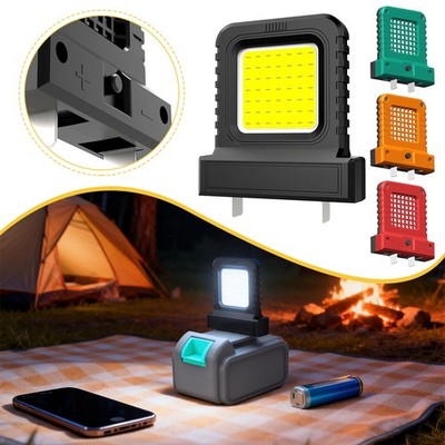 1/4x kompakte LED Arbeitsleuchte 14W ausgelegt Strahler Für 20V-21V Akku Elektr