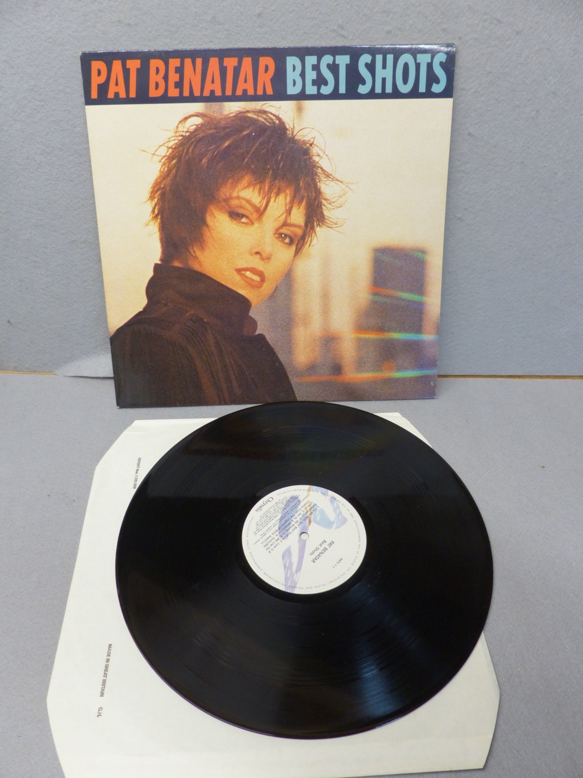Pat Benatar: Best Shots  - 1987 -  1st press UK Album PATV 1