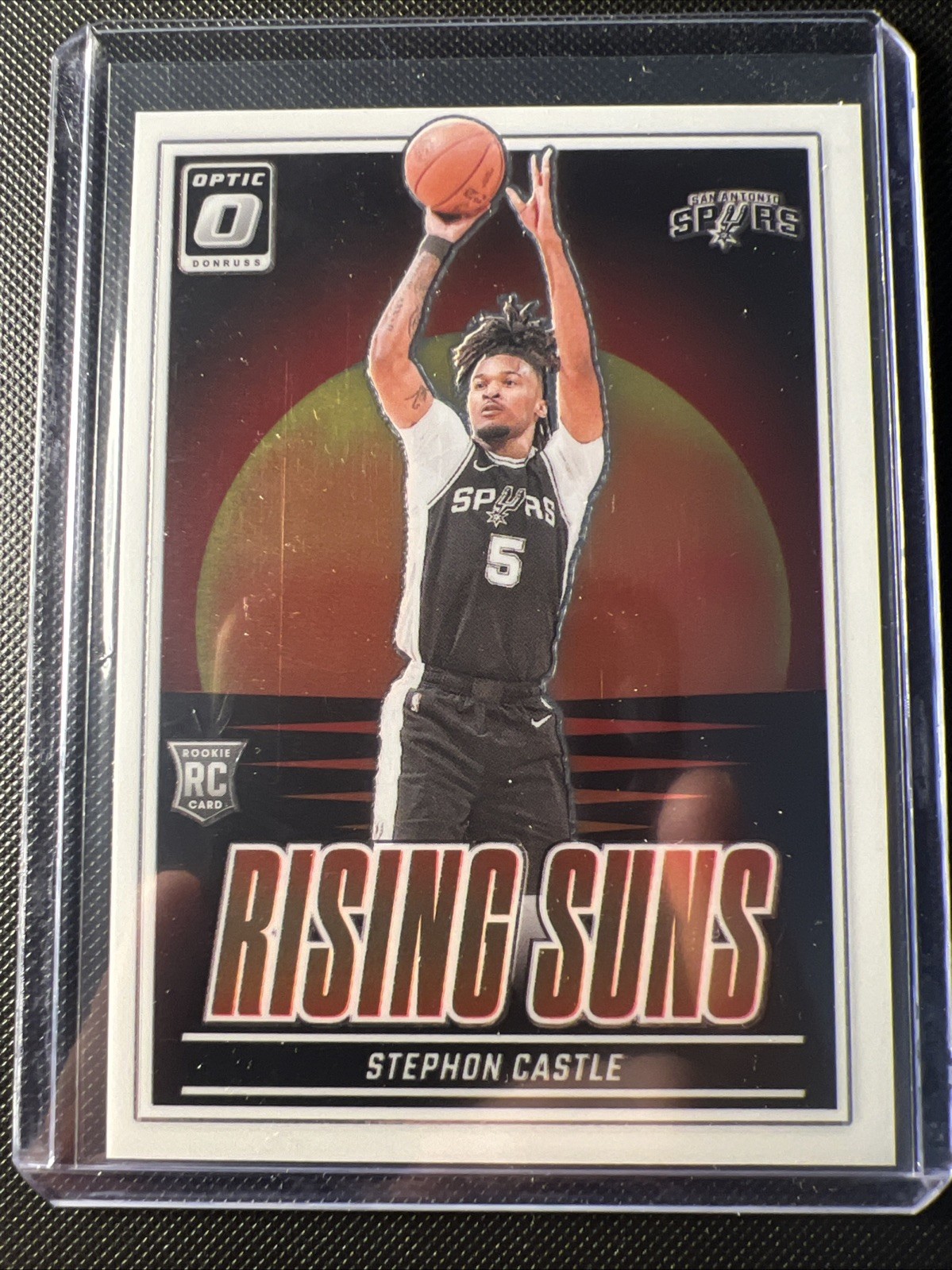 2024-25 Optic Donruss Stephon Castle Rising Suns #6 CLEAN