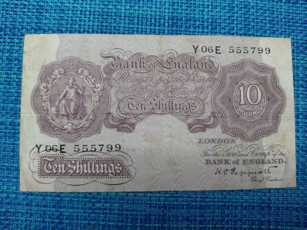 10 Shilling Note In Uk Paper Money for sale | eBay