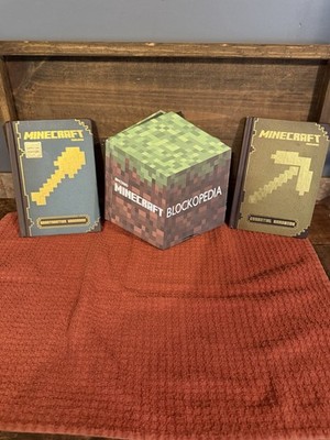 Minecraft Book Lot Blockopedia Construction Essential Handbook Mojang HC