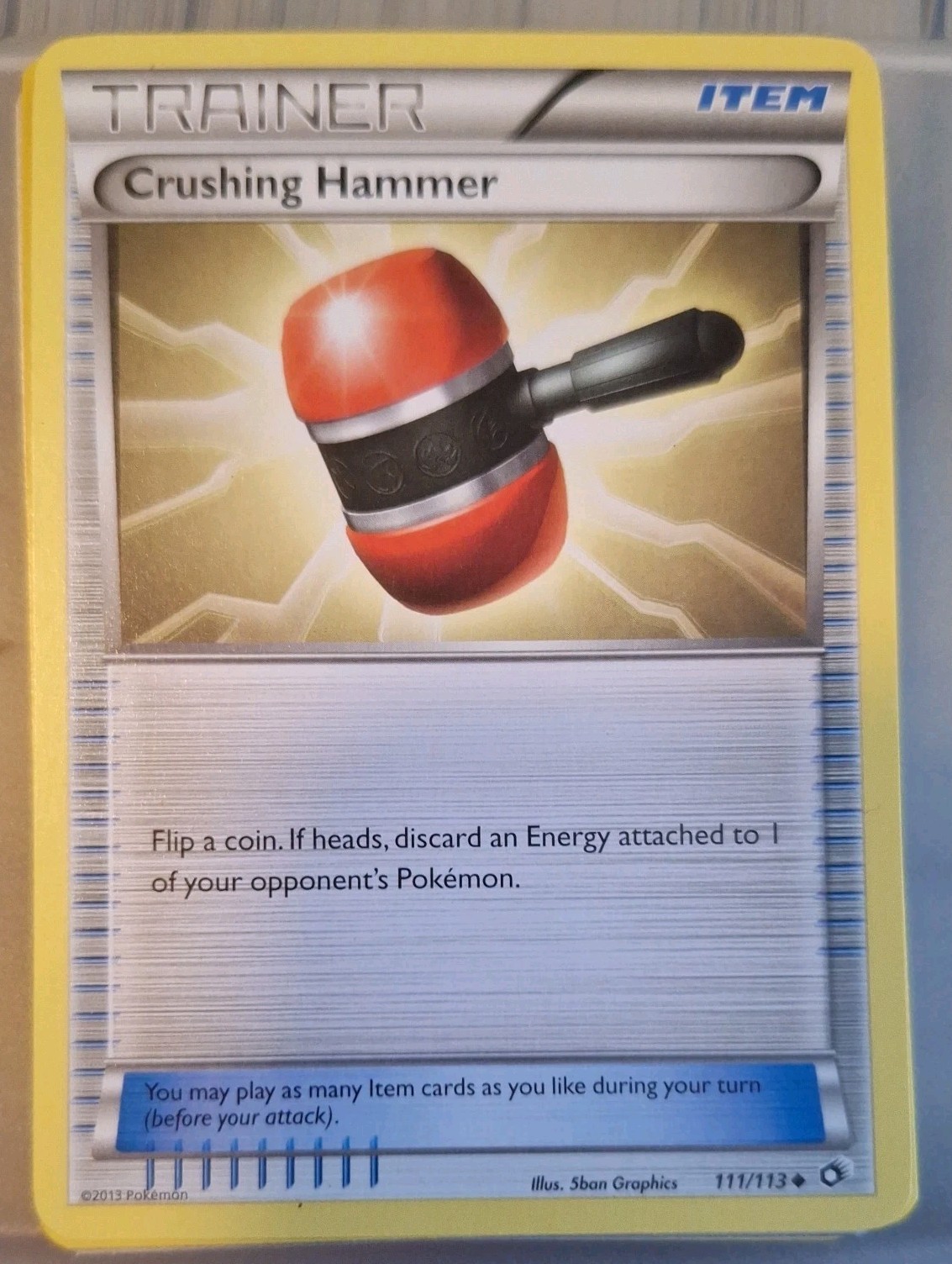 Crushing Hammer 92/98 Uncommon Trainer VLP/NM | Pokemon Emerging Powers