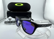 OAKLEY FROGSKINS XS MATTE BLACK W/ PRIZM VIOLET YOUTH SUNGLASSES OJ9006-2753 NEW