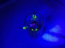 1 NOS EIMAC 4-65A Green Uranium Glass Vacuum Tube 65-Watt Transmitting Tetrode