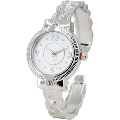 Blekon Women's Quartz Cuff Watch 27mm Dial Bracelet Style Metal Band 3 Colors