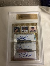 2006 Triple Signature Gold #4/10,Hunter Pence/Fernando Martinez/Troy Tulowitzki
