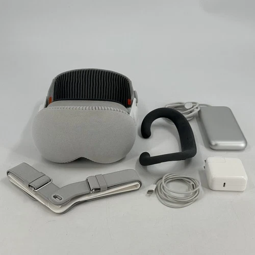 Apple Vision Pro VR Headset 256GB w/ Dual Loop Band/Light Seal Cushion - Good