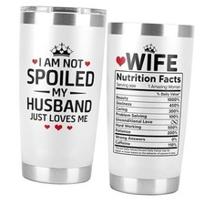 Valentines Day Gifts for Wife from Husband   I Am Not Spoiled White - Wife 1