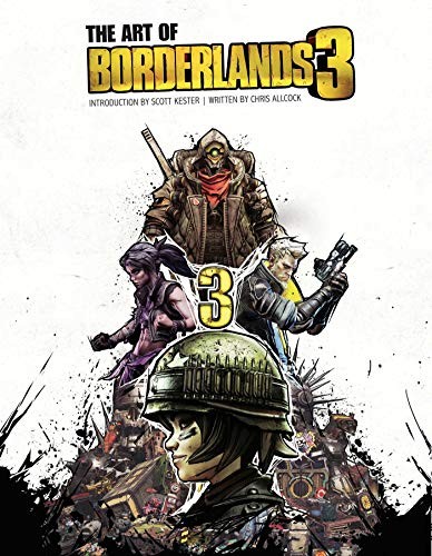 Used The Art Of Borderlands3 Art Illustration Guide Book Japanese book form JP