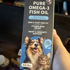 Chewia Pure Omega-3 Fish Oil - Dogs & Cats - 8oz - Pump Bottle - 02/2027