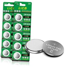 CR1620 3V Lithium Battery CR 1620 10-Pack 10 Count Pack of 1 