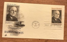 #1499 8c Harry S. Truman - ArtCraft FDC Cachet 1973