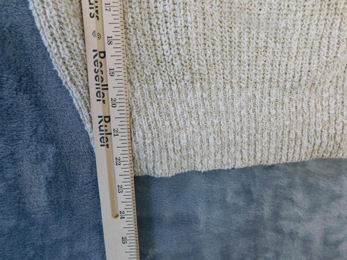 Free People Maglione Donna XS Maglia Texturizzata Girocollo Pullover Accogliente Minimal - Foto 6 di 8