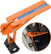 TOOENJOY Universal Fit Car Door Step, Foldable Roof Rack Step Up on Latch, Both