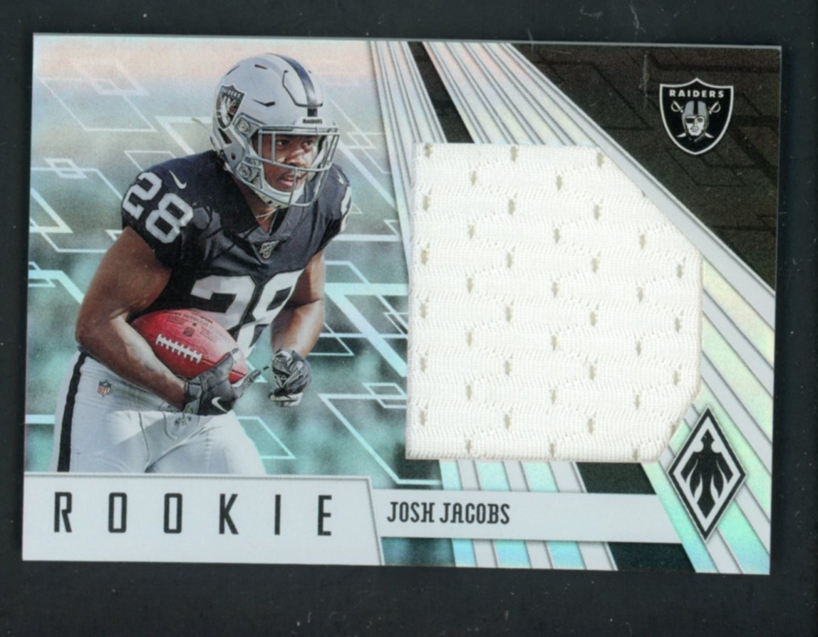 Josh Jacobs Panini Phoenix Memorabilia #6 Base