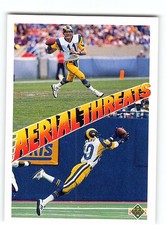 Jim Everett & Henry Ellard 1991 Rams Aerial Threats #30