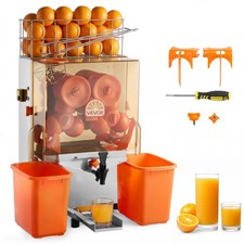 VEVOR Commercial Orange Juicer Machine Electric Orange Juice Press 120W Squeezer