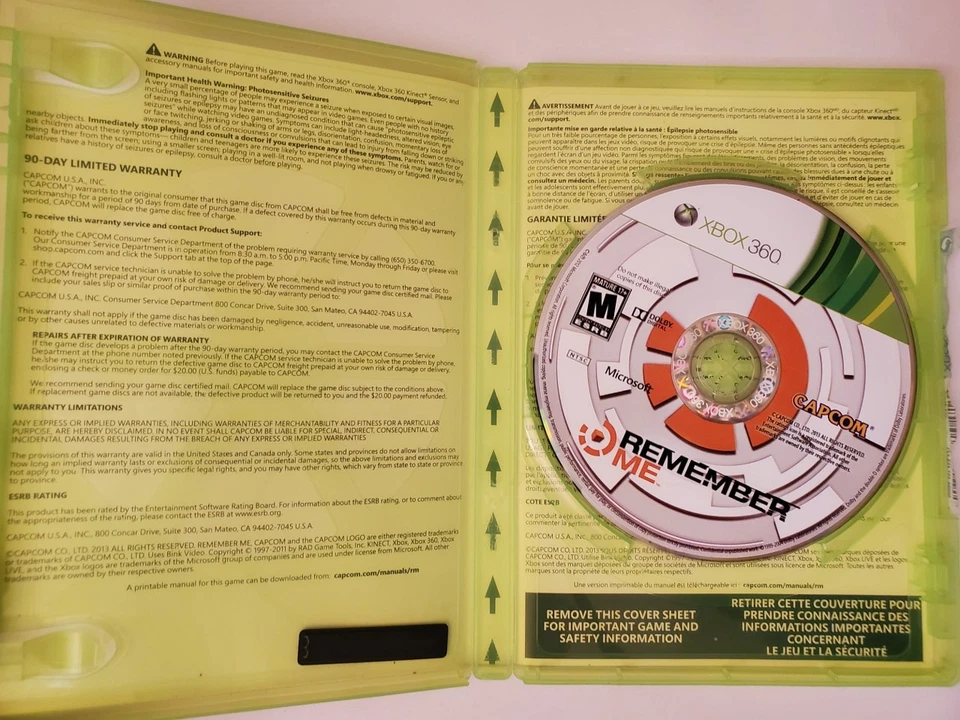 Remember Me (Xbox 360) - Image 2 of 2