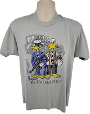 Unduckables Vintage 90s T-Shirt Sz L Untouchables Chicago Gangster Screen Stars
