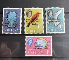 St Helena 1965 - MNH Scott # 176 - 179. Establishment Of Local Postal Service.