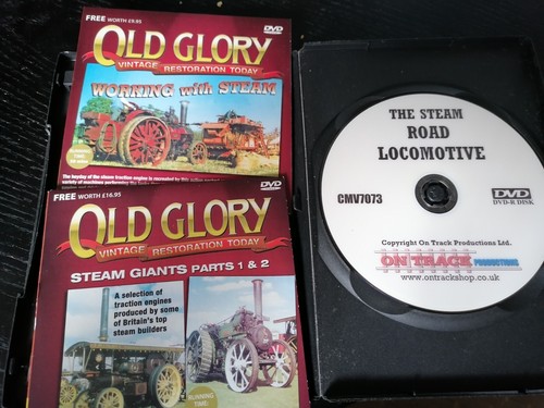 The Steam Road Locomotive Plus Two Free Discs (DVD) On Track Productions VGC - Picture 3 of 3