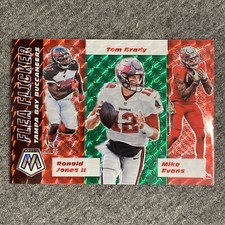 2020 Panini Mosaic Flea Flicker Red Camo Tom Brady Ronald Jones Mike Evans