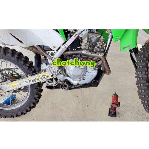 Protector de motor Kawasaki KLX230L/R SE STD SM placa de deslizamiento plástico negro motocicleta - Imagen 6 de 6