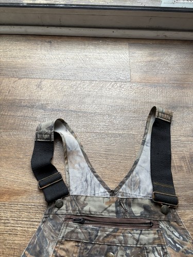 Vintage Liberty Overalls Mens 38x32 REALTREE CAMO Hunting Bib Outdoors USA MADE - Picture 7 of 11