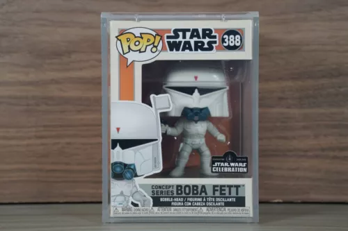 Funko Boba Fett #388 Anaheim Star Wars Celebration 2020 + Hard Stack Con Sticker
