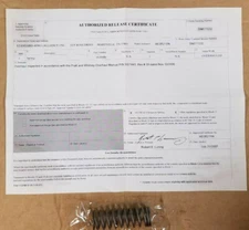 Pratt and Whitney PT6 p/n 3030686, Spring, Overhauled with 8130-3