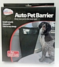 BRAND NEW FACTORY PACK, PET STAYS SAFE PET PARADE AUTO PET BARRIER UNIVERSAL