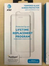 AT&T OEM Tempered Glass Antimicrobial Screen Protector for iPhone 12 / 12 Pro