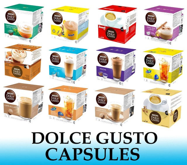 milk capsule + 8 coffee capsule 