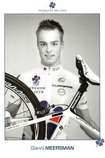 Radfahren 2009 " Gianni Meersman - Team Franz&ouml;sische Des Jeux Karte 10X15