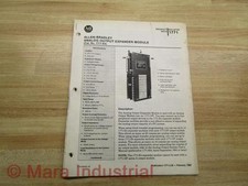 Allen Bradley 955091-35 Instruction Manual For 1771-E4