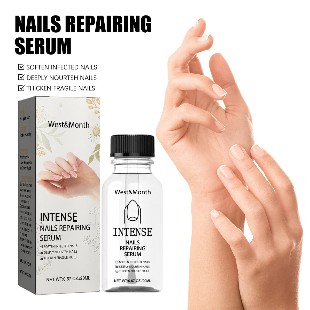 10FREE Polish+Nail Growth Serum STRONGER NAILS IN 7 DAYS - AMAIZEING!,  Long-Wear 15ml/.5floz - Dillons Food Stores