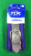TCK Baseball Sock & Belt Combo BSTSR M Medium Purple