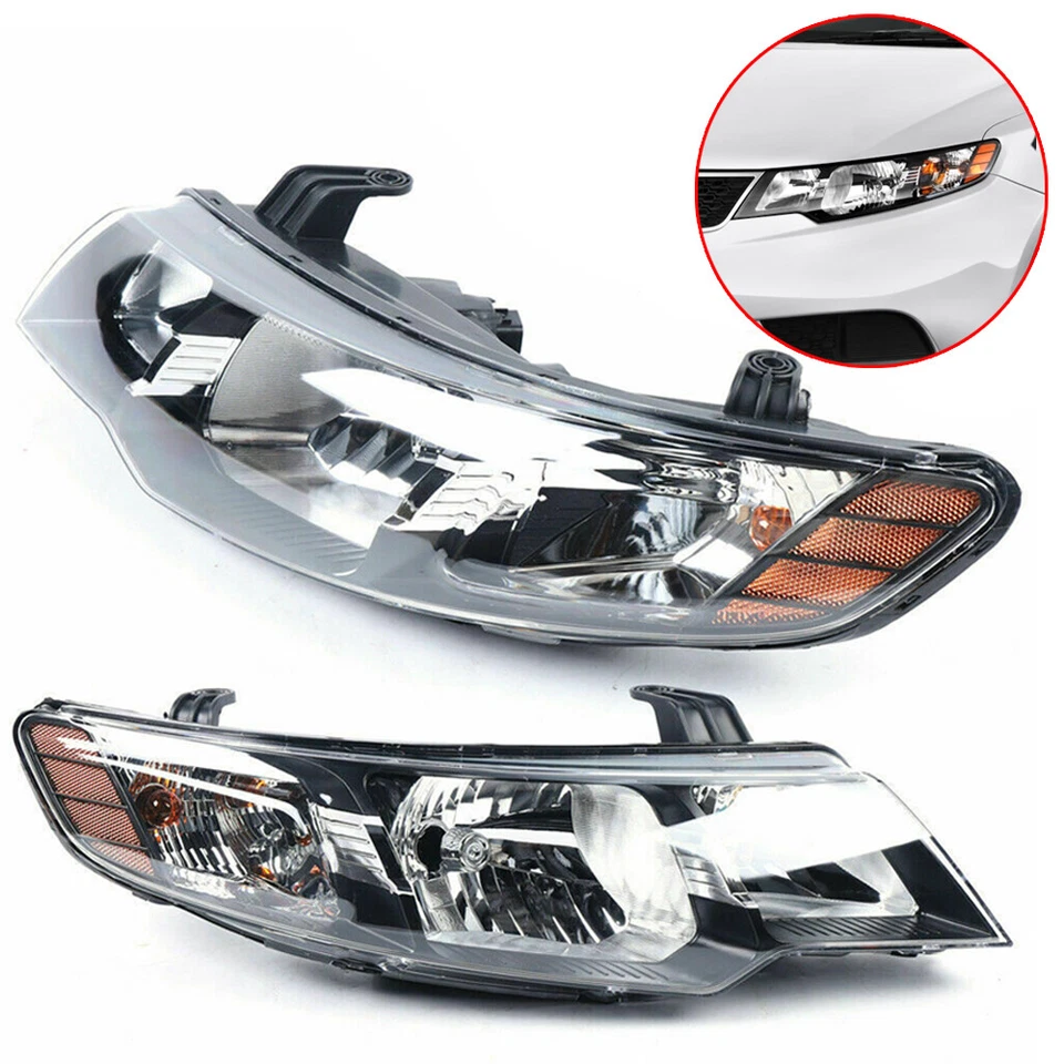 For 2010 11 2012 2013 Kia Forte/Forte Koup Sedan 4-Door 2.0L Headlights Assembly - Image 2 of 4