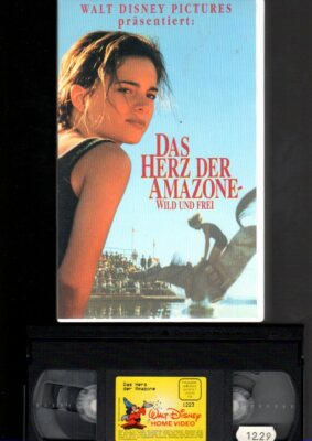 Walt Disney präsentiert:  Gabrielle Anwar   DAS HERZ DER AMAZONE   VHS Rarität  