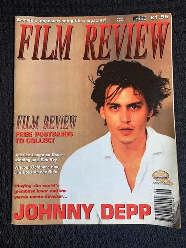 1995 June FILM REVIEW Movie Magazine VG/FN 5.0 Johnny Depp / Jessica Lange
